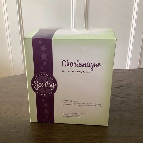 NEW Scentsy Warmer In Charlemagne Authentic - Picture 1 of 15